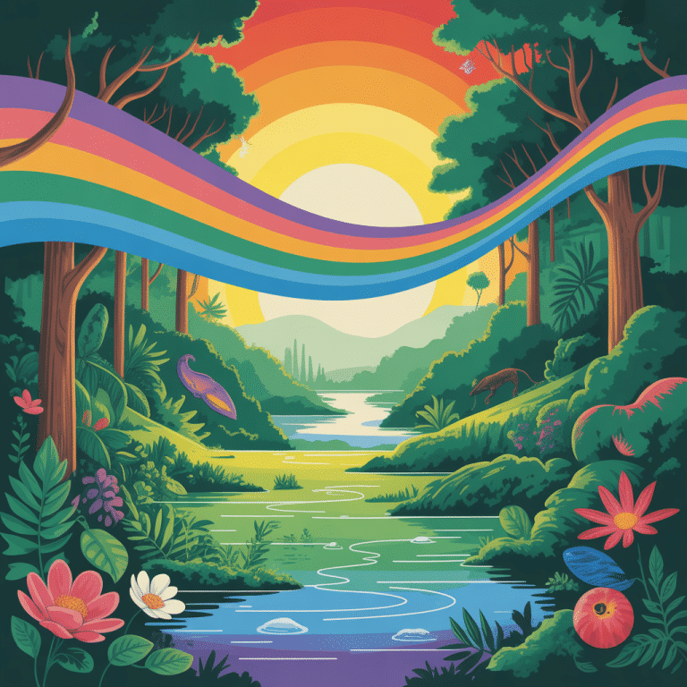 In the treetops: Understanding the planet’s ‘rainbow water’