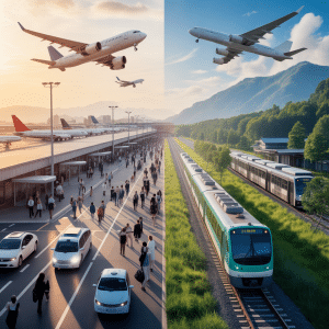 Dialing down GHG emissions with earthbound travel plans