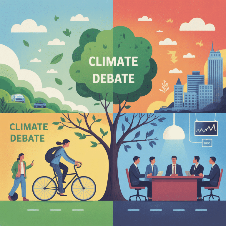Maybe no one is lost in the climate debate over individual pathways