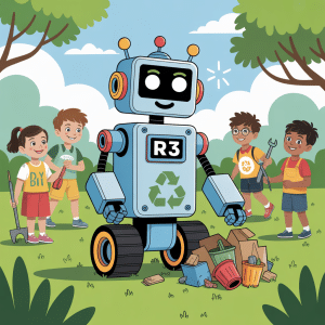 A robot made by Aussie students leads the way on waste