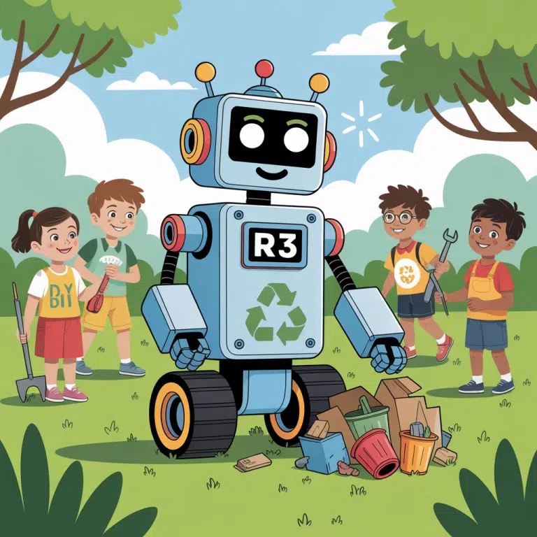 A robot made by Aussie students leads the way on waste