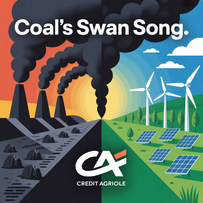 Coal’s swan song: Credit Agricole is latest bank to cut ties