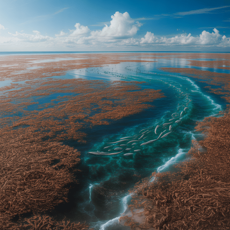 World’s largest seaweed bloom threatens marine life