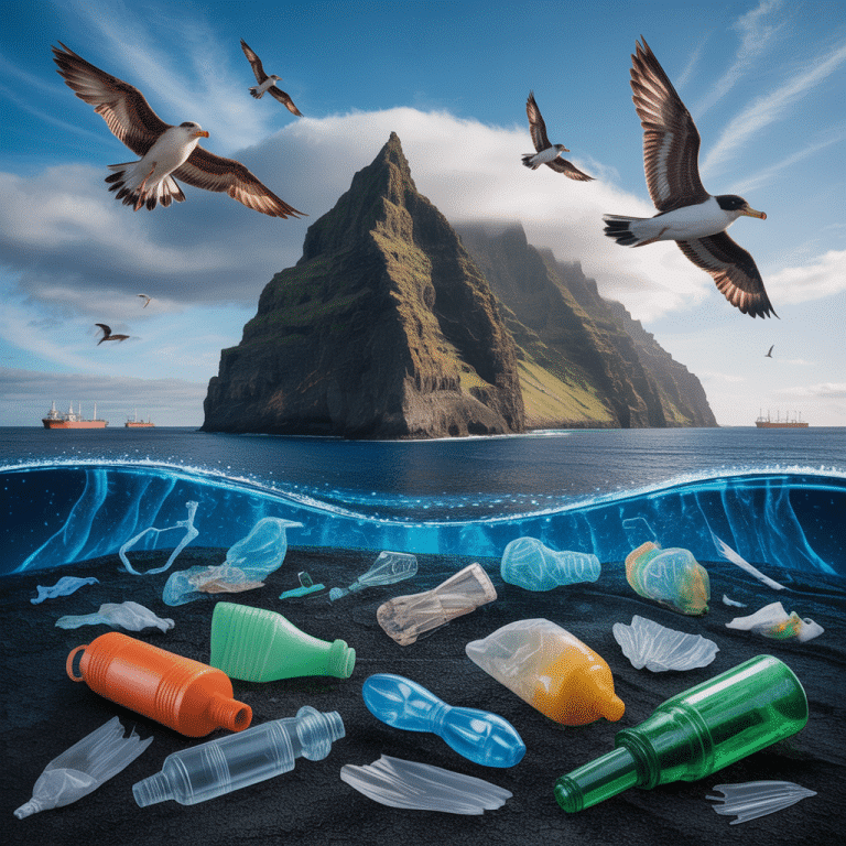 Study: Inaccessible Island’s plastic trash comes from ships