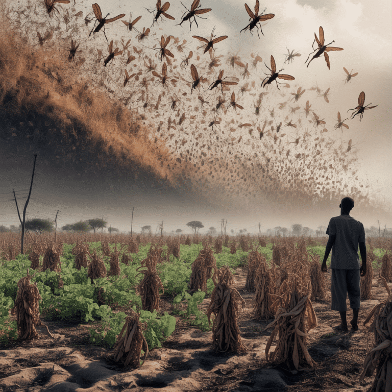 Locusts swarm through drought-stricken Ethiopia’s crops