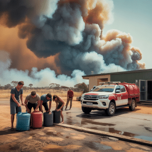 Desperate Aussies are stealing water, even from firefighters