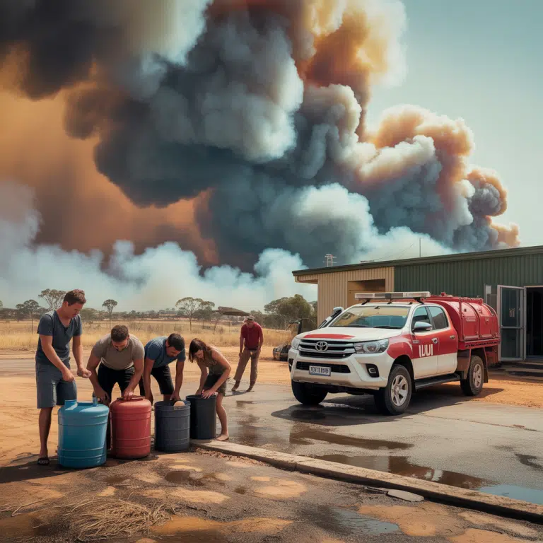 Desperate Aussies are stealing water, even from firefighters