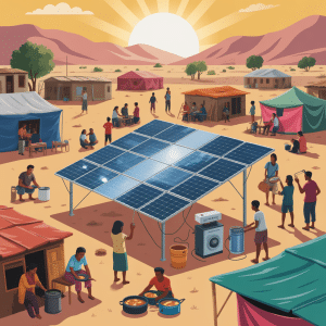Study touts solar as a solution for the world’s displaced