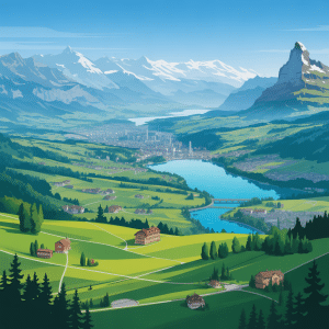 Swiss-sized study finds landscape ‘mosaic’ linked to benefits