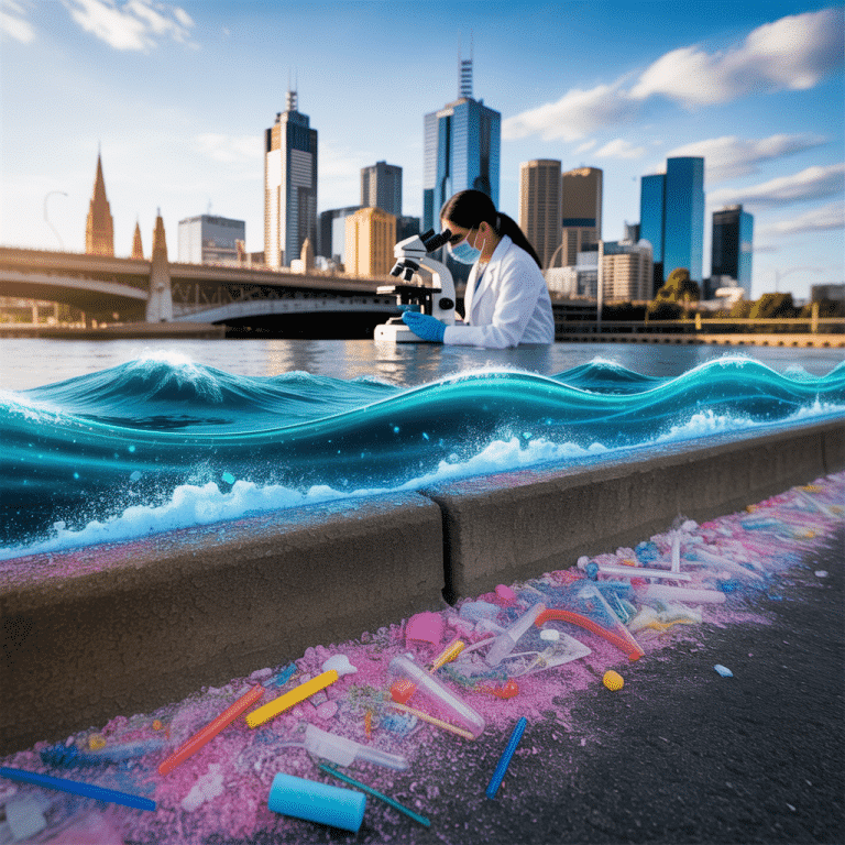 They swept Melbourne’s curbs. They found ocean plastic.