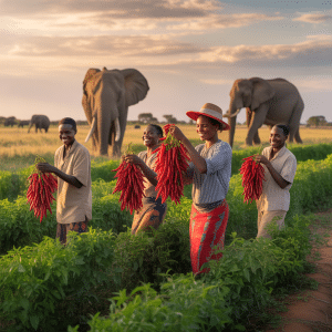 Yes, these Zambians ‘hunt’ elephants – with chili peppers