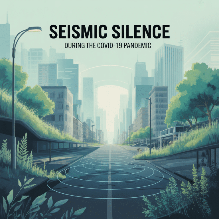 Seismic silence: COVID reduced human sound, underground