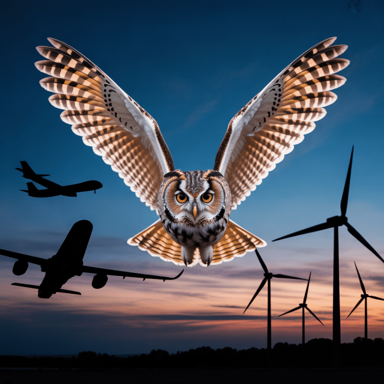 Owl wing design may limit noise of planes, wind turbines