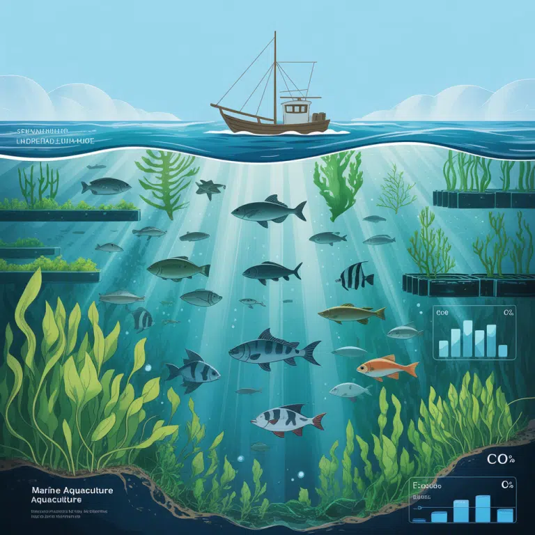 Marine aquaculture has a key role in limiting CO2 emissions