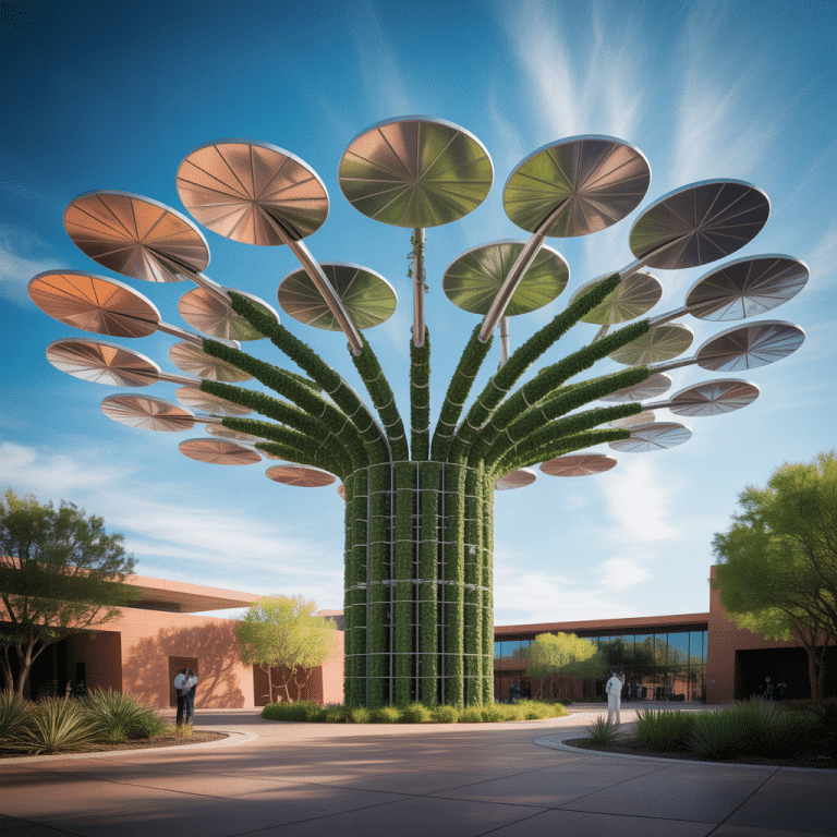 ‘Mechanical tree’ farms show promise for carbon capture