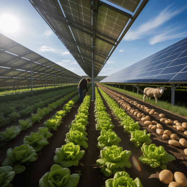Solar farming: How does agrivoltaic use affect crop yields?