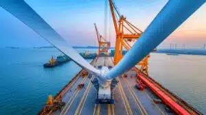 "Twice the height of the Statue of Liberty": this colossal wind turbine blade makes waves as it's loaded in China