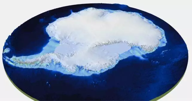 This new map unveils Antarctica's landscape, stripped of its icy covering.