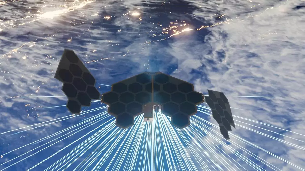 See a SpinLaunch test payload ascend with footage from its on-board camera on YouTube.