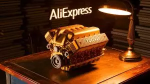 A Ferrari engine listed for sale on AliExpress challenges traditional notions of luxury and exclusivity.