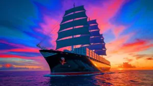 « Sailing into a New Era »: this colossal 300-feet-long wind-powered containership finalized, marking an unprecedented leap in shipping technology