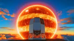 “Unbelievable Solar Breakthrough: World's Largest Telescope Unveils Terrifying Sunspot With Brand-new 12,300-Pound Equipment, Showcasing Advanced Astronomy”