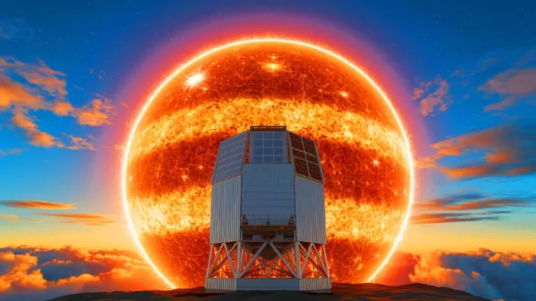 “Unbelievable Solar Breakthrough: World's Largest Telescope Unveils Terrifying Sunspot With Brand-new 12,300-Pound Equipment, Showcasing Advanced Astronomy”