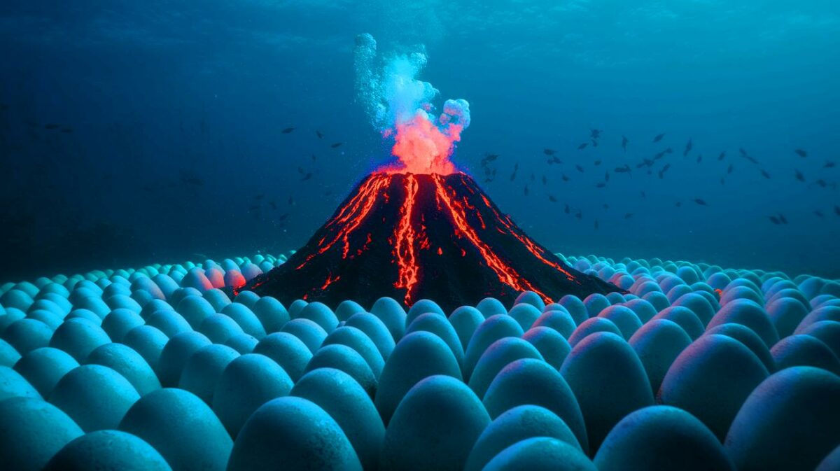Underwater Volcano Reveals Thousands of Giant Live Eggs: A Shocking Discovery That Will Terrify and Fascinate Everyone