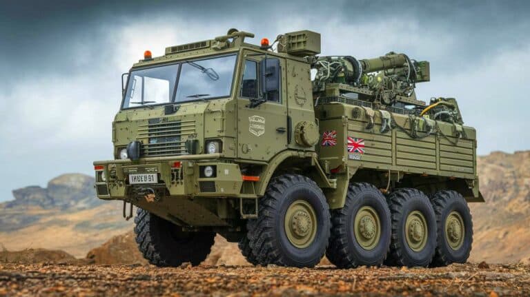 “UK Unleashes Robot Tank Beast”: Old Military Truck Transformed Into AI War Machine That Devours Enemy Mines on the Battlefield “Watch Out World: UK Transforms Mighty Military Truck Into Fearsome Robot Drone Tank to Devour Enemy Mines and Dominate Battlefields”