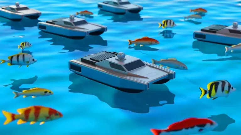 “Robots Eaten by Fish”: Tiny Water-Quality Bots Disappear After Duty, Leaving No Waste and Mimicking Natural Food Sources Illustration of edible robots monitoring water quality and integrating into aquatic ecosystems. Image generated by AI.