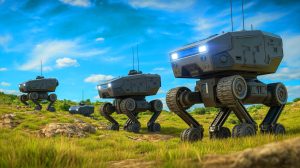 Illustration of France's future robotic army advancements (AI-generated, unrealistic). Credit: Ideogram.