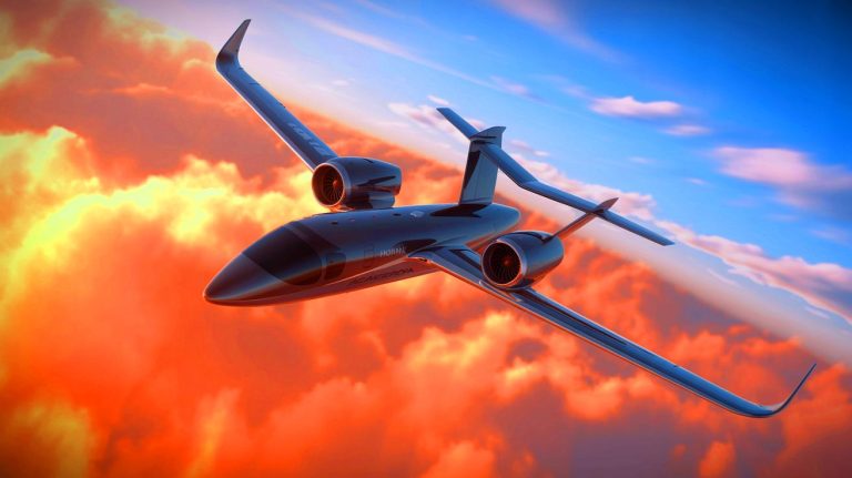 Illustration of the Horizon Aircraft Cavorite X7 achieving full wing transition. Image generated by AI.