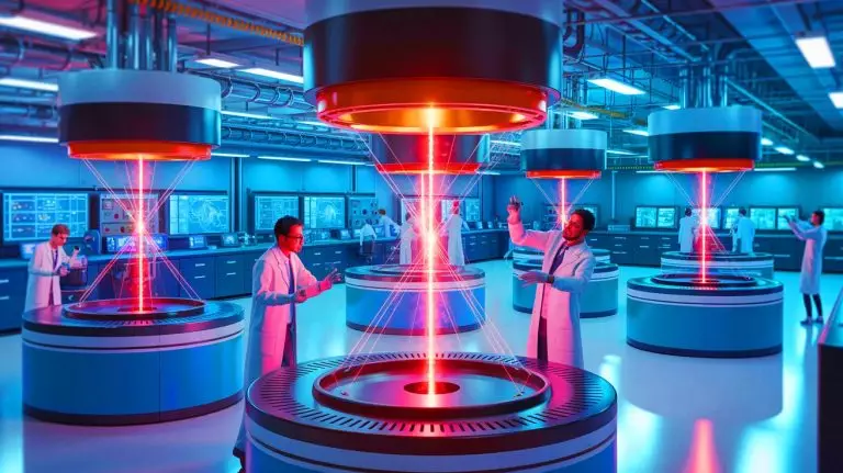 Scientists Create Extremely Heavy Hydrogen Isotope Using Electron Beams in a Historic First That Redefines Atomic Research Illustration of the groundbreaking production of hydrogen-6 using electron scattering (AI-generated, non-realistic illustration). Credit: Ideogram.