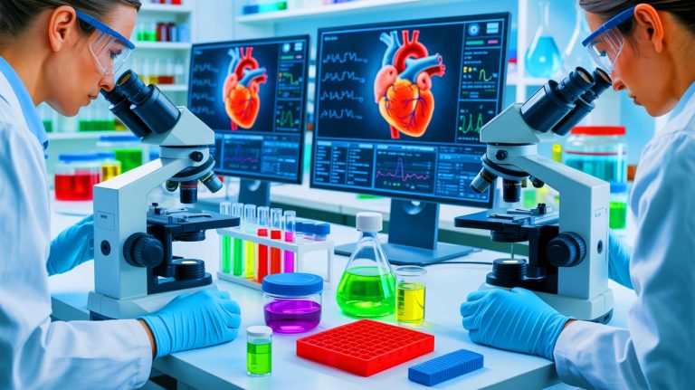 Illustration of DEHP exposure's impact on global heart disease (AI-generated, non-realistic illustration). Credit: Ideogram.