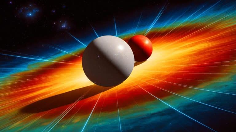 “They’re Coming From Space!”: Mysterious Radio Signals Repeating Every 2 Hours Identified in That Distant Star System Illustration of a binary star system emitting radio signals every two hours (AI-generated, unrealistic). Credit: Ideogram.