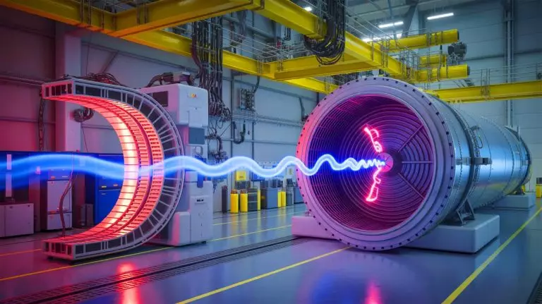 “We’ve Built It to Survive Hell”: UK Fusion Device Gets Heat System That Can Withstand Temperatures Hotter Than the Sun Illustration of the MAST Upgrade fusion device with new waveguide components for plasma heating. Image generated by AI.