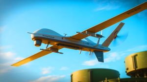 Illustration of Northrop Grumman's innovative Lumberjack drone showcased at a military conference (AI-generated, non-realistic illustration). Credit: Ideogram.