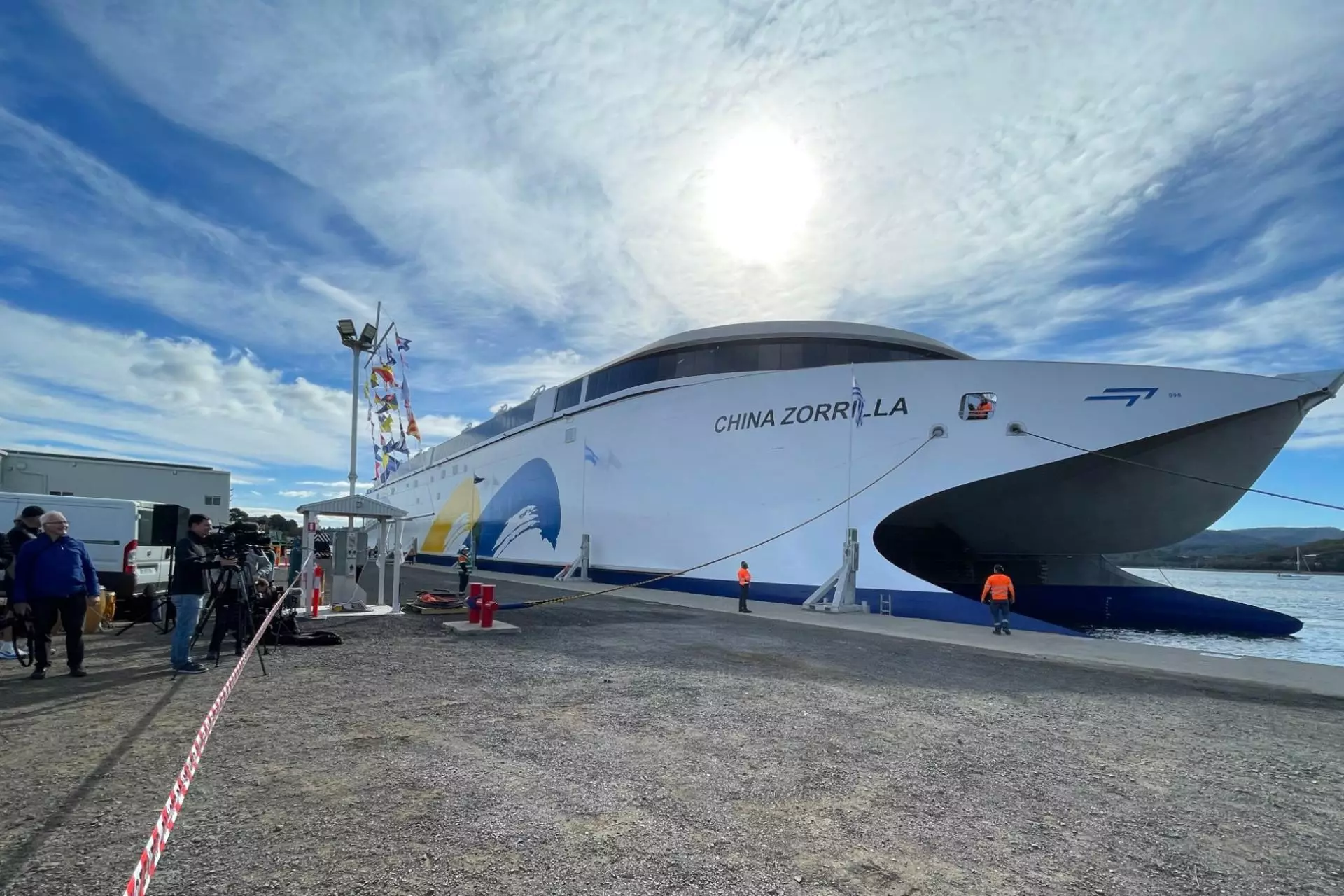 The China Zorrilla debuts as the largest battery-powered ship globally