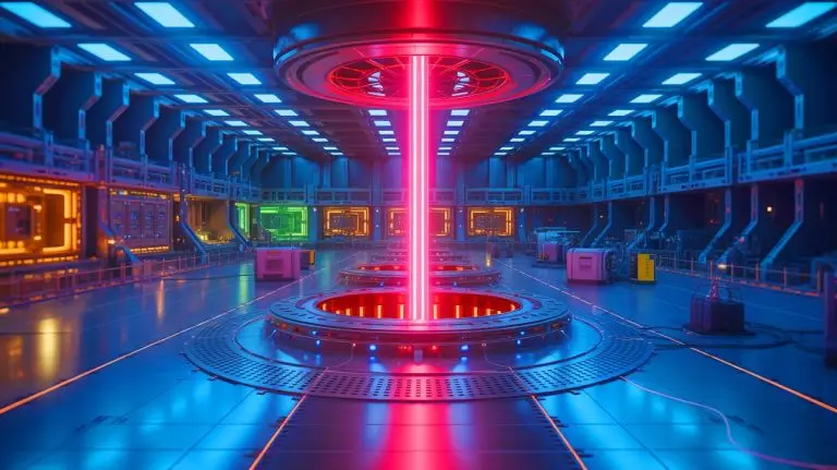 Illustration of China's ambitious laser nuclear fusion facility in Mianyang. Image generated by AI.