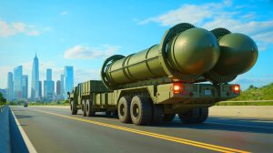 Illustration of the HQ-29 missile defense system in action. Image generated by AI.