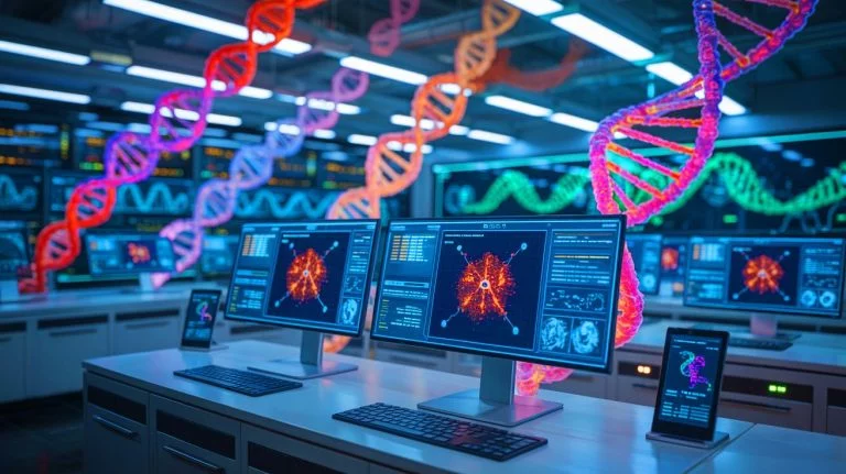 “Google Just Changed Everything”: This Ruthless New AI Reads 1 Million Human DNA Letters Instantly and Scientists Are Stunned Illustration of Google's AlphaGenome model analyzing DNA sequences. Image generated by AI.