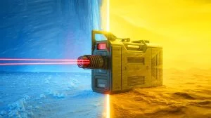 Illustration of China's groundbreaking portable laser weapon operating in extreme temperatures. Image generated by AI.
