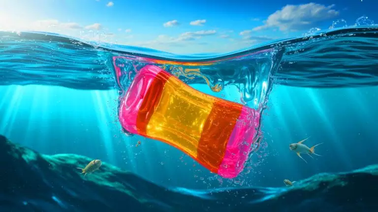 “This Plastic Melts in the Ocean”: Japanese Scientists Reveal a Radical Material That Could Finally End the Global Pollution Crisis Illustration of a revolutionary plastic dissolving in ocean water. Image generated by AI.