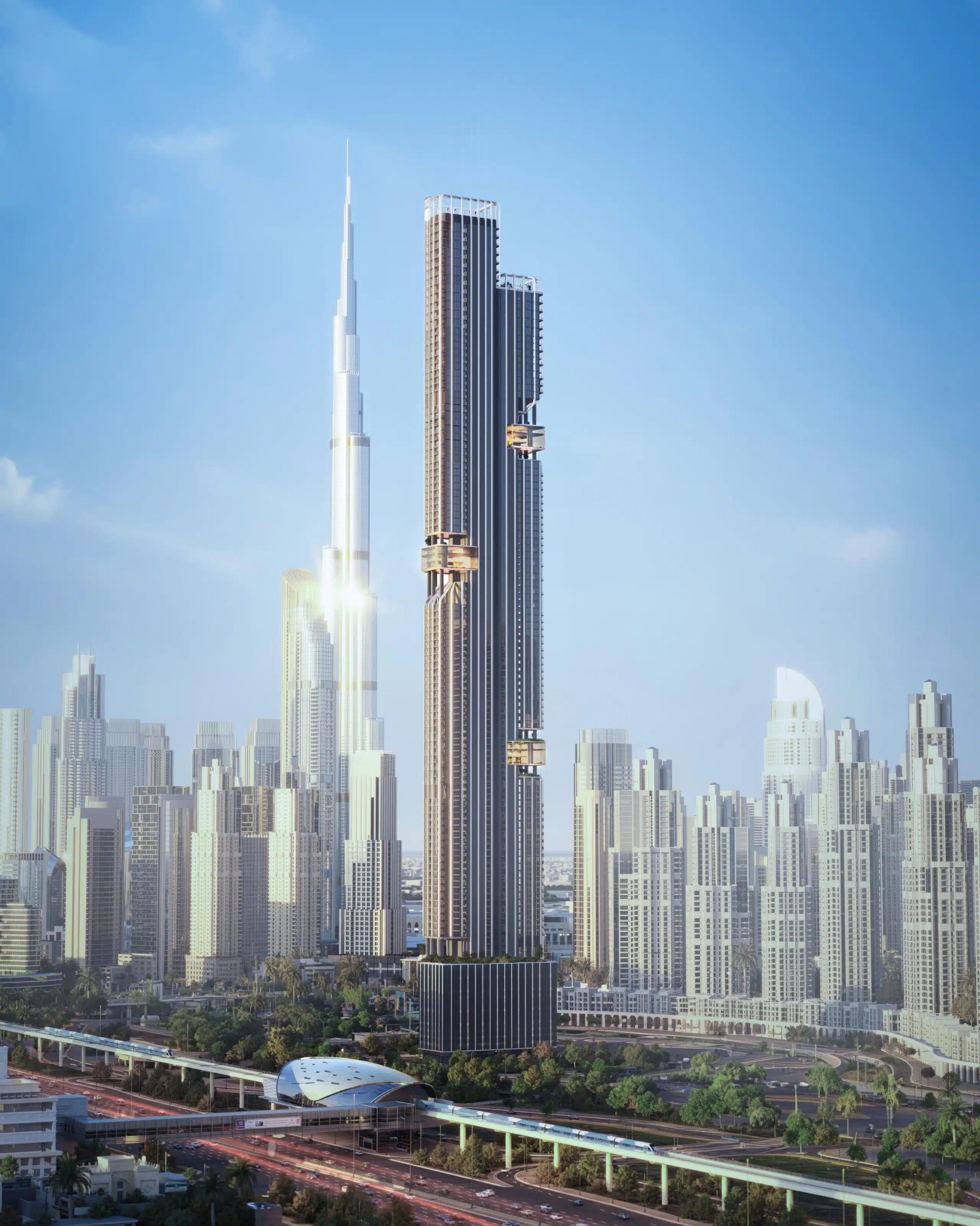Downtown Residences is anticipated to be finished by the end of 2030 and will feature 522 homes, including a Royal Palace at its summit