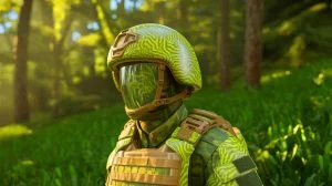 Illustration of squid-inspired camouflage technology for military applications. Image generated by AI.