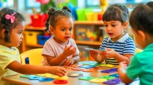 Illustration of a groundbreaking educational approach teaching four-year-olds to read within six to ten months. Image generated by AI.