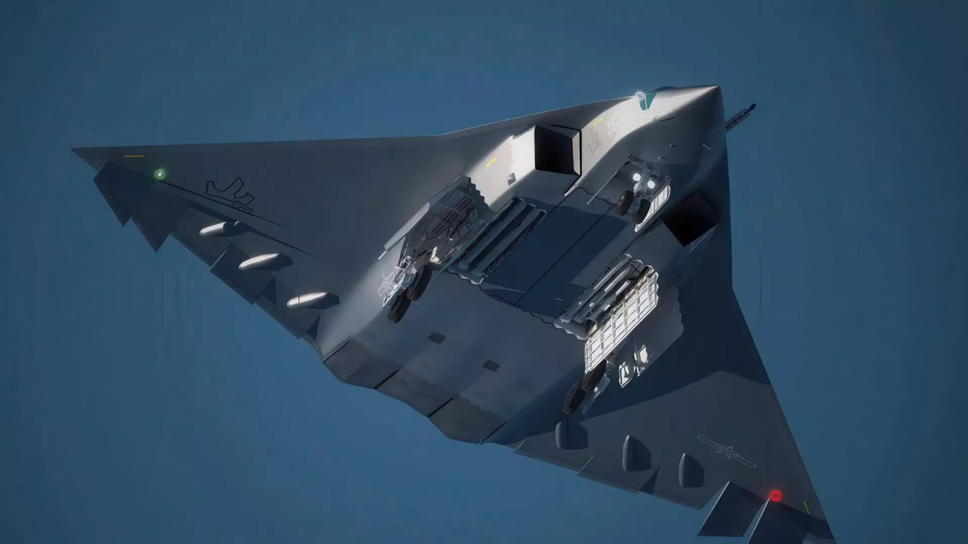 According to Chinese state media, the J-36 stealth aircraft is approximately 75 feet long and can weigh as much as 119,000 pounds, making it much bigger than China's existing fifth-generation fighters.