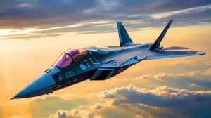 Illustration of sixth-generation fighter jets serving as flying command centers. Image generated by AI.