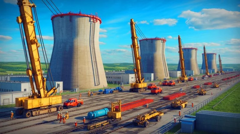 Slovakia Removes 7,400 Tons of Soviet Nuclear Waste as Officials Admit “We’ve Been Sitting on a Toxic Time Bomb” Illustration of the decommissioning of Soviet-era Bohunice V1 reactors, generated by artificial intelligence.