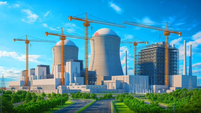 Twelve Years After Fukushima, Japan Plans New Nuclear Reactor and Survivors Cry “It’s Like History Is Repeating Itself” Illustration of Japan's renewed nuclear energy plans with Kansai Electric's Mihama reactor project, marking a shift in energy strategy, generated by artificial intelligence.